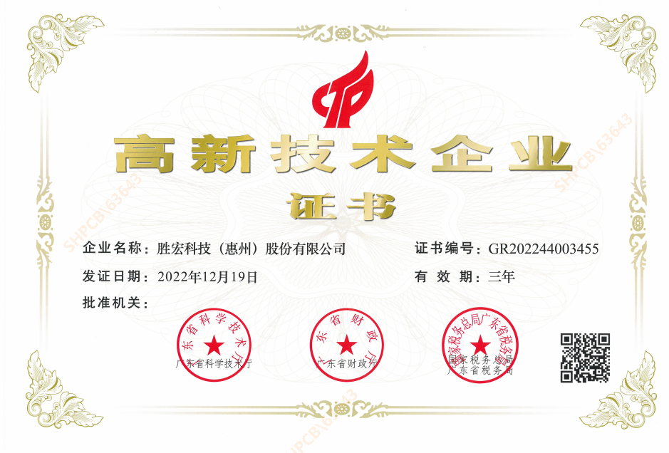 喜报！我司顺利通过“高新技术企业”认定