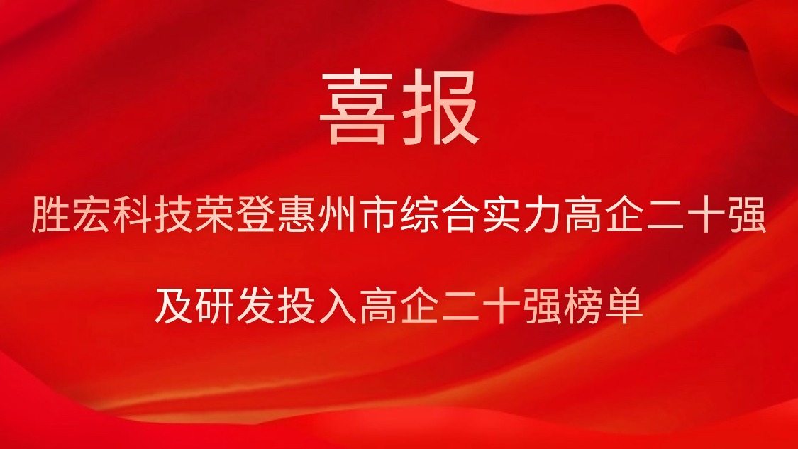 ks凯时官网科技荣登惠州市综合实力高企二十强及研发投入高企二十强榜单